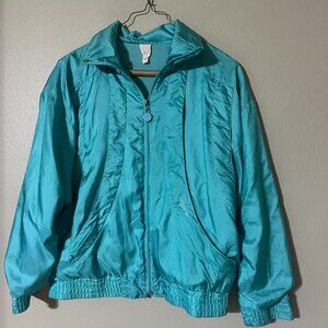 Two Piece Turquoise Jogging Set by Adidas in Size Small